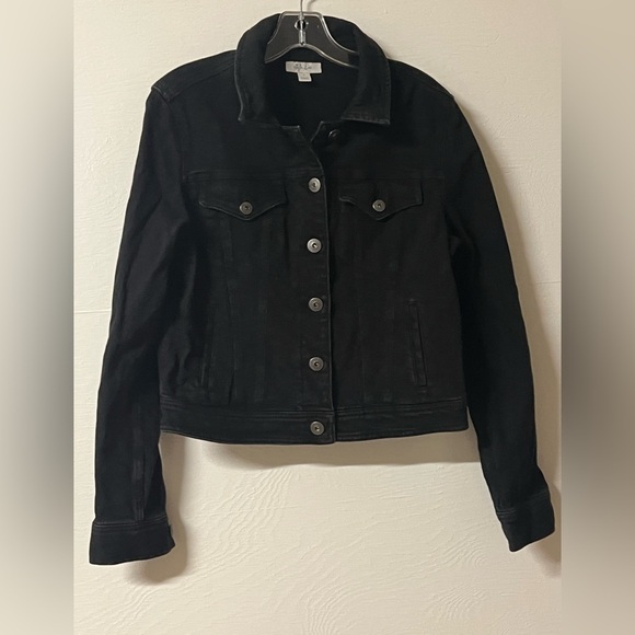 Style & Co Women’s Denim Jacket Button down Size Small - Picture 2 of 6